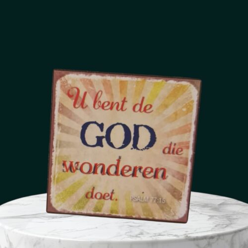 U bent de God