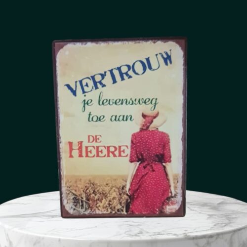 Vertrouw je levensweg toe aan de Heere