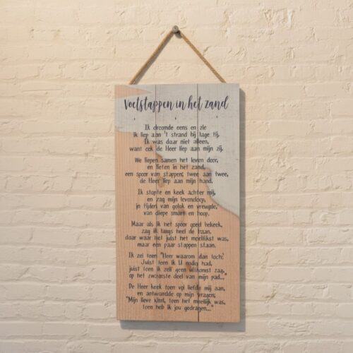 Voetstappen in het zand