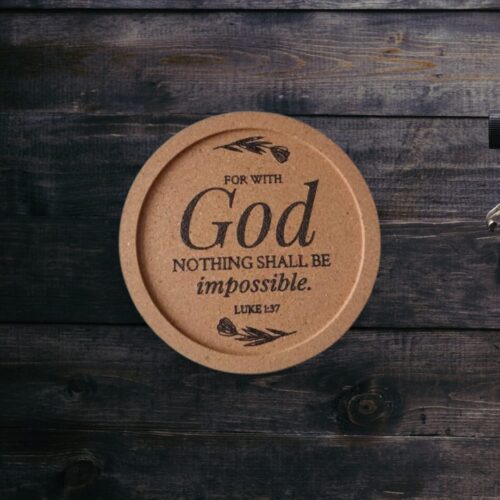 For with God nothing