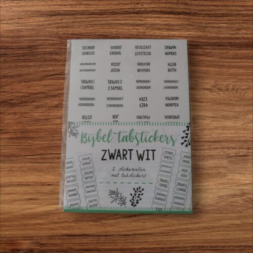 Zwart-Wit Bijbel Tabstickers
