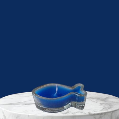 c077b5f3-0a26-4018-8fc7-ae652e6b1855 Blauwe kaars Ichtus vis