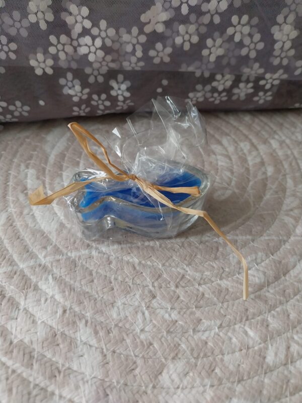 vis blauw 2 Blauwe kaars Ichtus vis