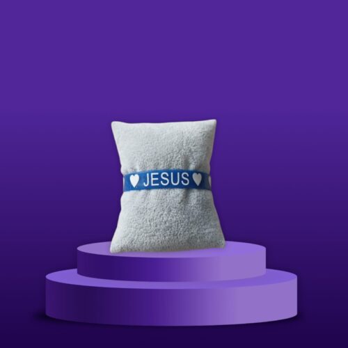 Blauw armbandje Jesus