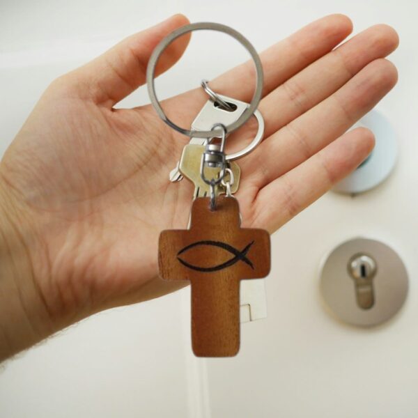 Sleutelhanger met Ichthus Vis