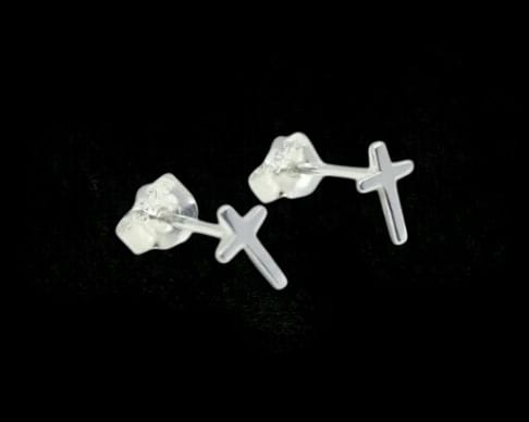 Sterling Zilveren s925 kruis oorbellen