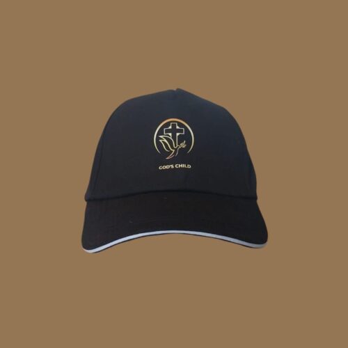 Zwarte Pet met Logo “GOD'S CHILD”