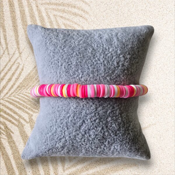 Geel Roze Witte WWJD Armband