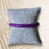 paars plat1 Paarse Kleurenarmband met WWJD