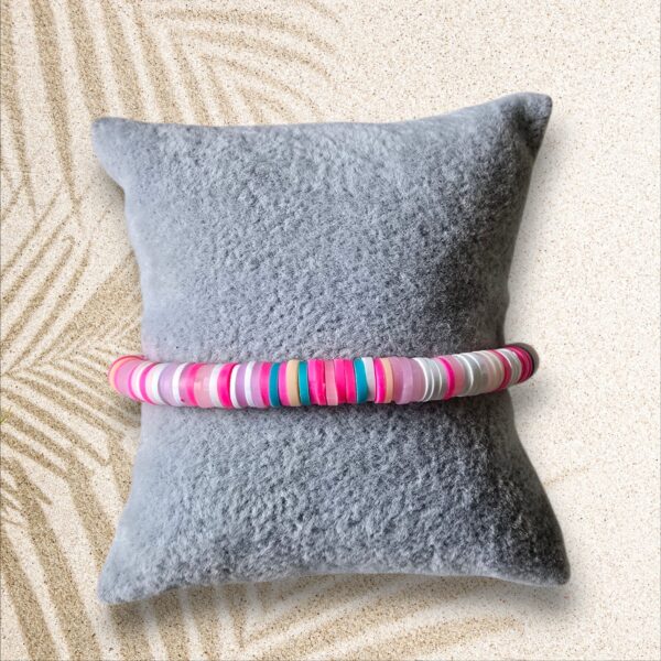 Roze Witte Rode Blauwe WWJD Armband