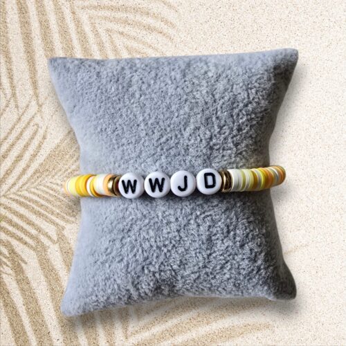 Rekbare Armband met WWJD