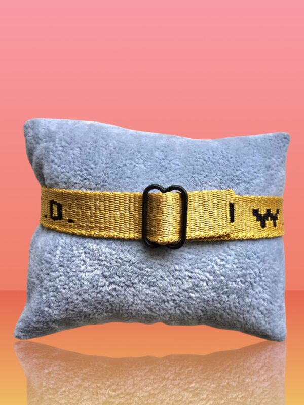 lint goudkleur wwjd roze ach1 Goudkleur WWJD Lint Armband