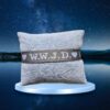 lint grijs wwjd Grijs WWJD Lint hart Armband