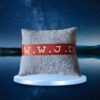 lint oranje wwjd witte dunne letters Oranje WWJD Witte Letters Lint Armband