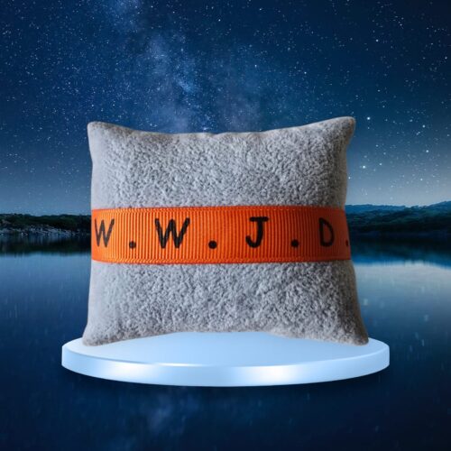 Donkeroranje WWJD Lint Armband