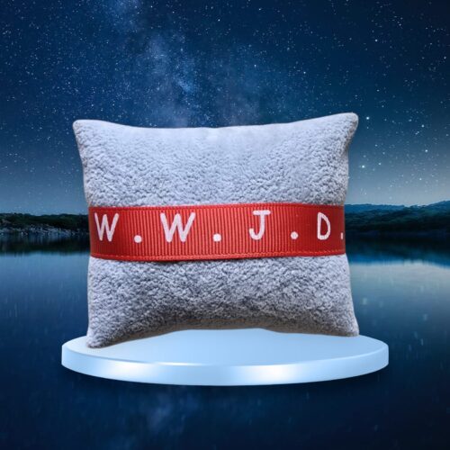 Rood WWJD Lint Armband